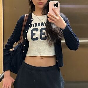 Polo ralph lauren kids navy cardigan